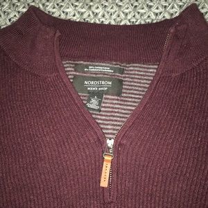 Men’s sweater - Cotton/cashmere quarter zip